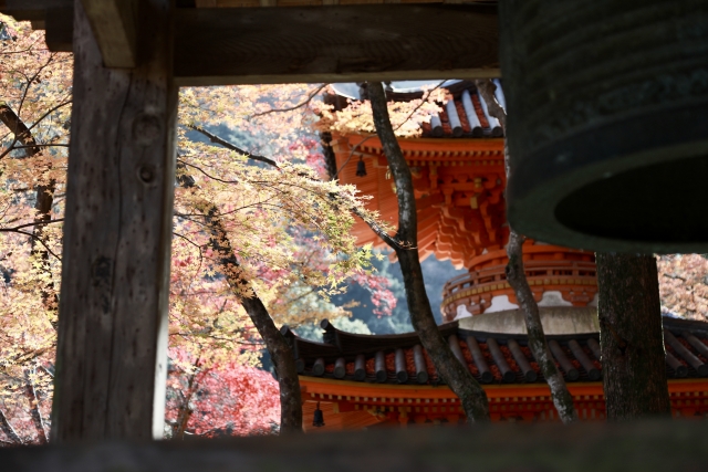 牛滝山 大威徳寺 紅葉